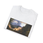 Landscape Art T-Shirt — Classic Romantic Sunset Painting Tee