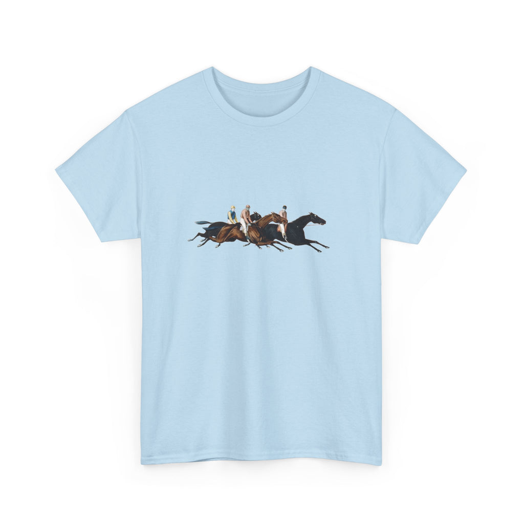 Horse Racing Tee — Running Horses Graphic T-Shirt