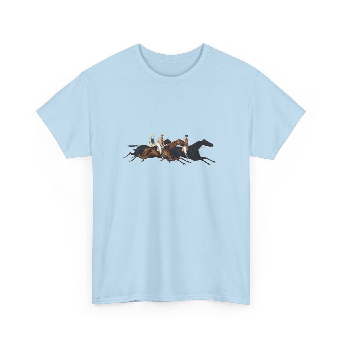Horse Racing Tee — Running Horses Graphic T-Shirt