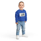 Vintage Dog Illustration Toddler Sweatshirt — Cute Puppy & Doberman Crewneck