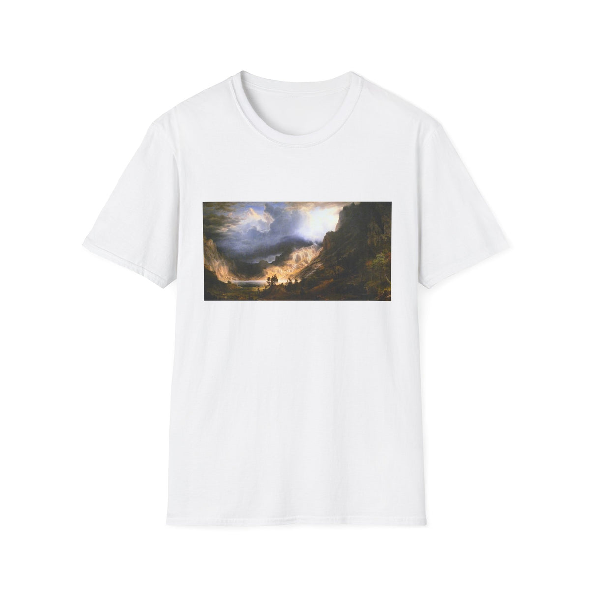 Landscape Art T-Shirt — Classic Romantic Sunset Painting Tee
