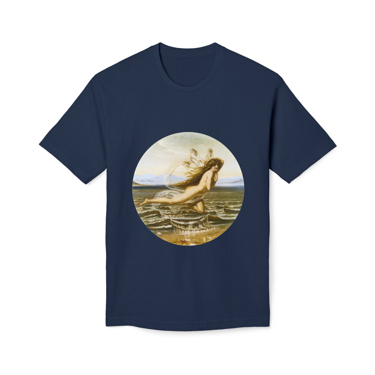 Vintage Mythic Goddess T-Shirt — Retro Venus Coastal Art Tee