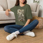 Botanical Bird Tee — Vintage Floral Nature Shirt