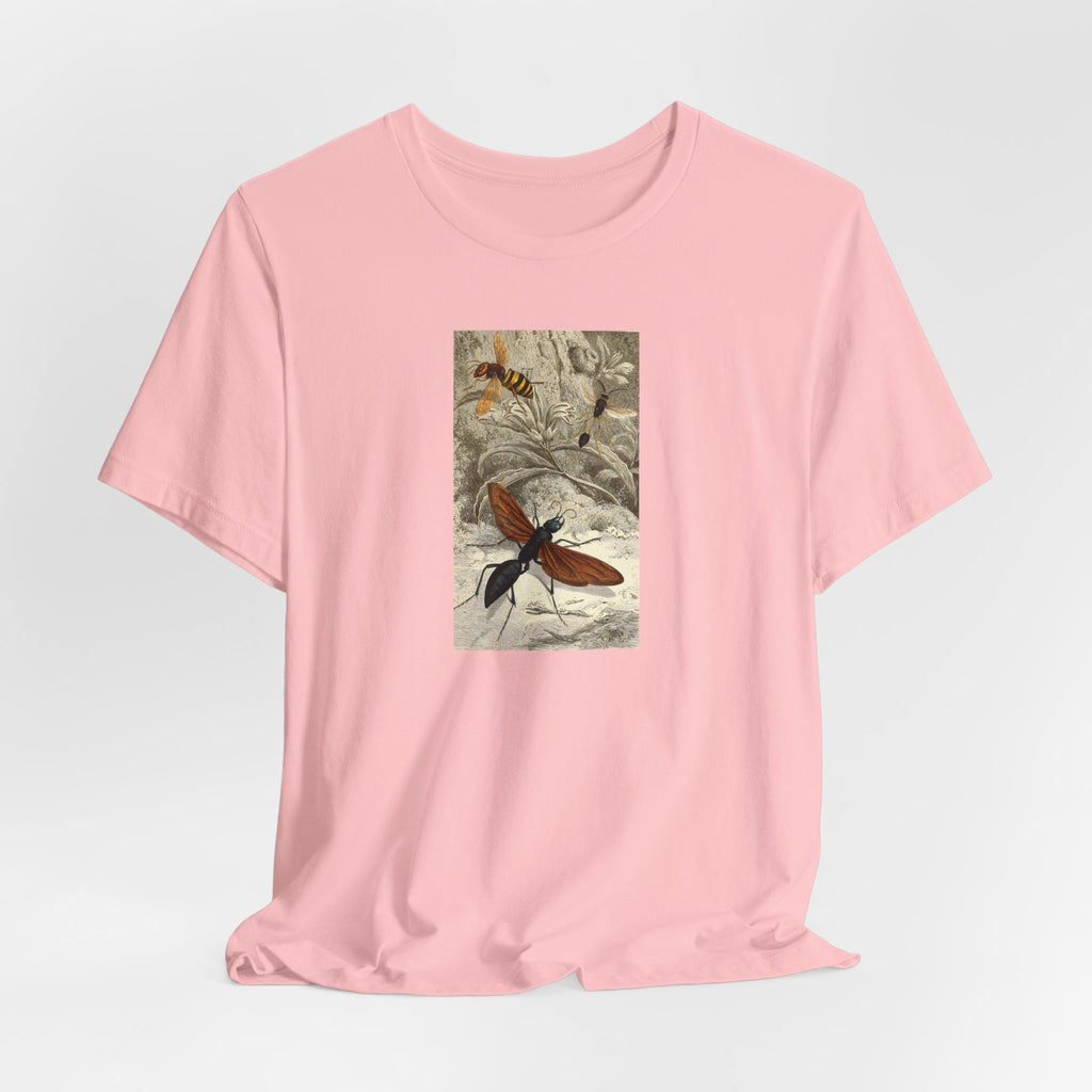 Butterfly Botanical Tee — Vintage Insect Illustration T-Shirt