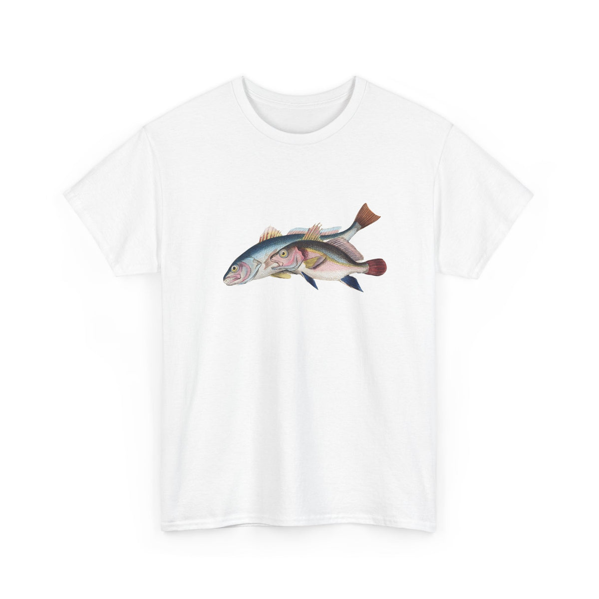 Cod Fish Graphic Tee — Vintage-Style Ocean Fishing T-Shirt