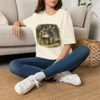 Angel Mushroom T-Shirt — Whimsical Woodland Fairy Illustration