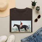 Horse Racing Jockey T-Shirt — Vintage Equestrian Print Tee
