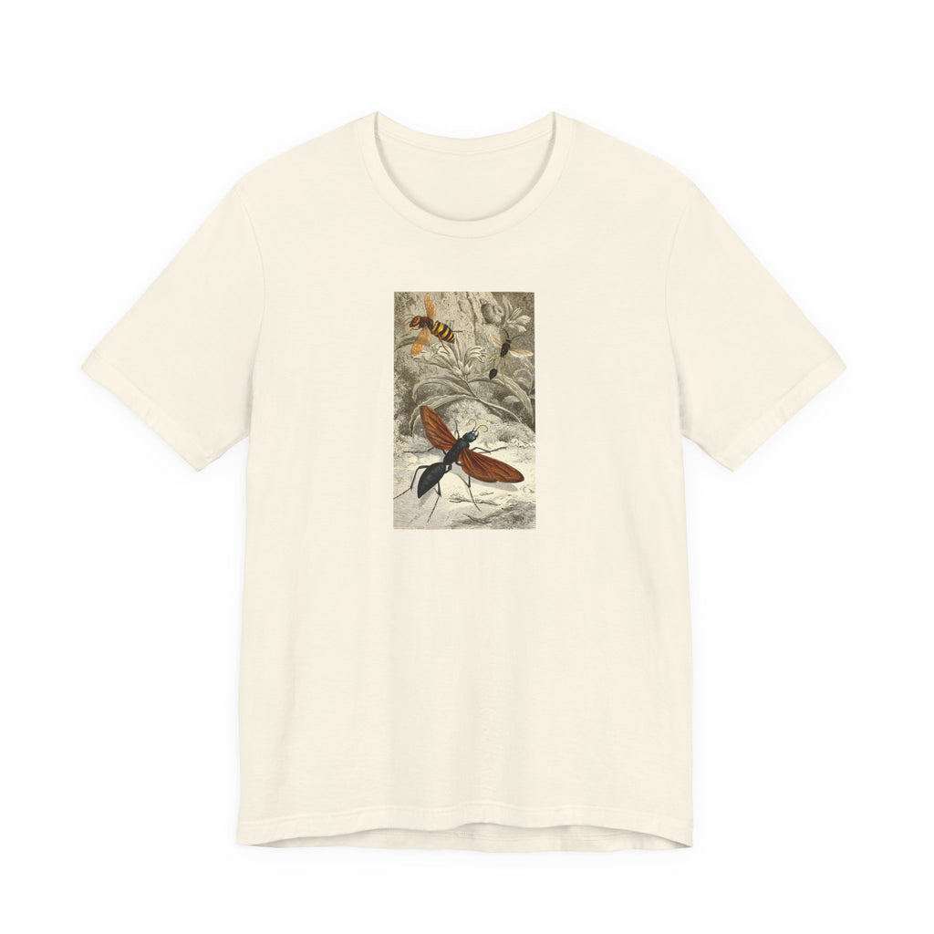 Butterfly Botanical Tee — Vintage Insect Illustration T-Shirt