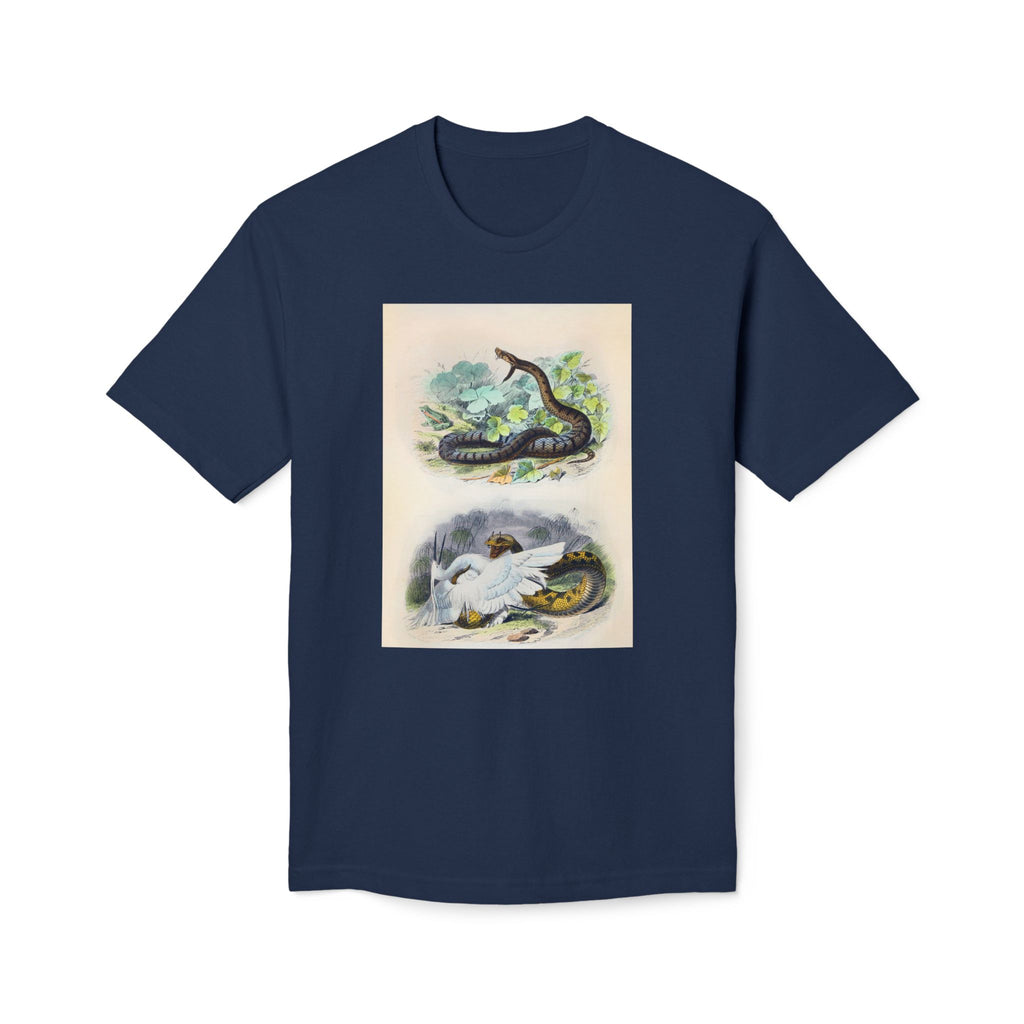 Vintage Snake and Dove Illustration T-Shirt