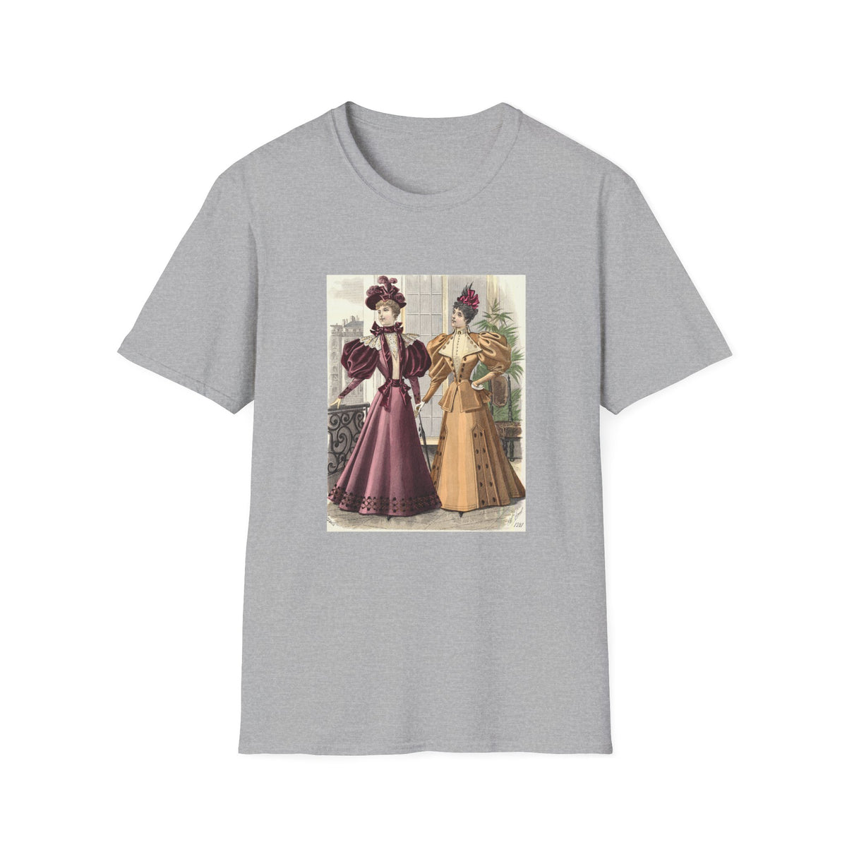 Victorian Ladies Vintage Illustration T-Shirt