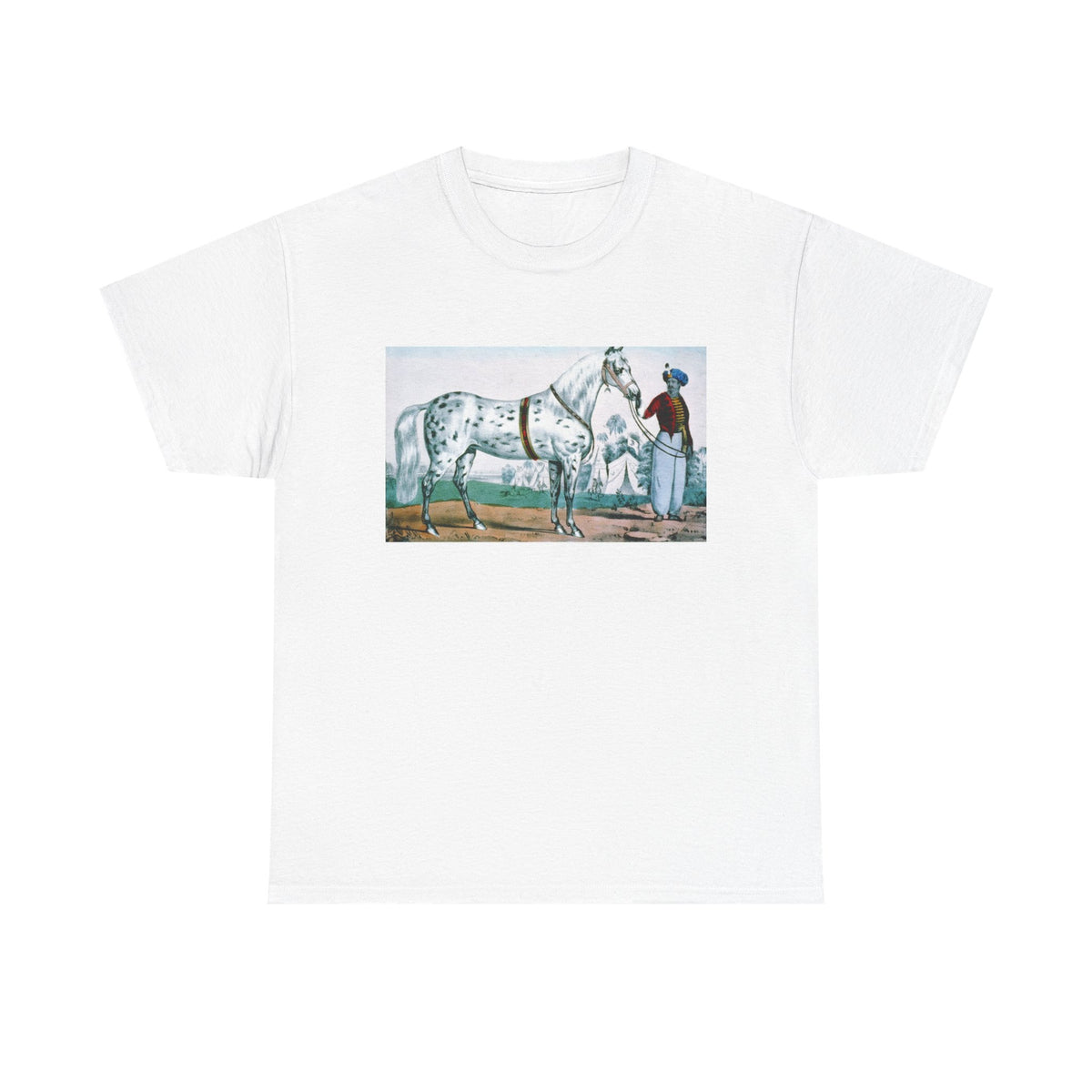 Appaloosa Horse Illustration Tee — Vintage Equestrian Graphic T-Shirt