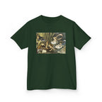Kids T‑Shirt — Vintage Swan & Duck Pond Art Print