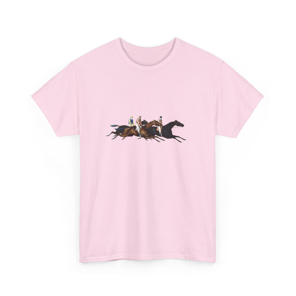 Horse Racing Tee — Running Horses Graphic T-Shirt