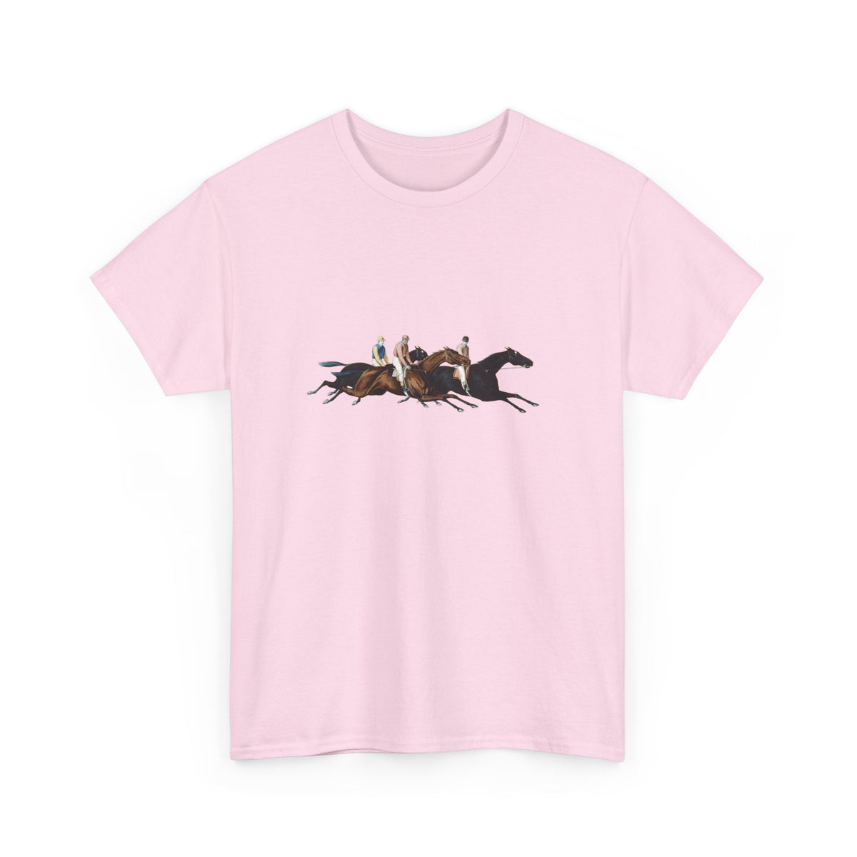 Horse Racing Tee — Running Horses Graphic T-Shirt