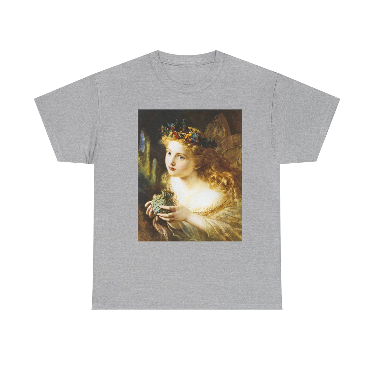 Angel Painting T-Shirt — Vintage Victorian Angel Art Tee