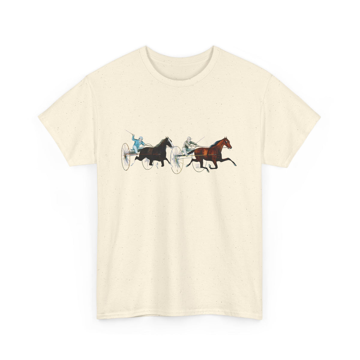 Harness Racing Horses T‑Shirt — Vintage Sulky Race Tee
