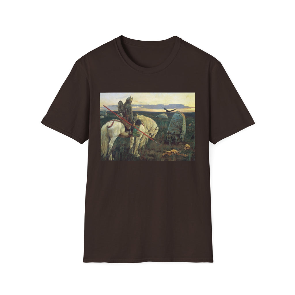 Medieval Knight Painting T-Shirt — Vintage Chivalry Art Tee