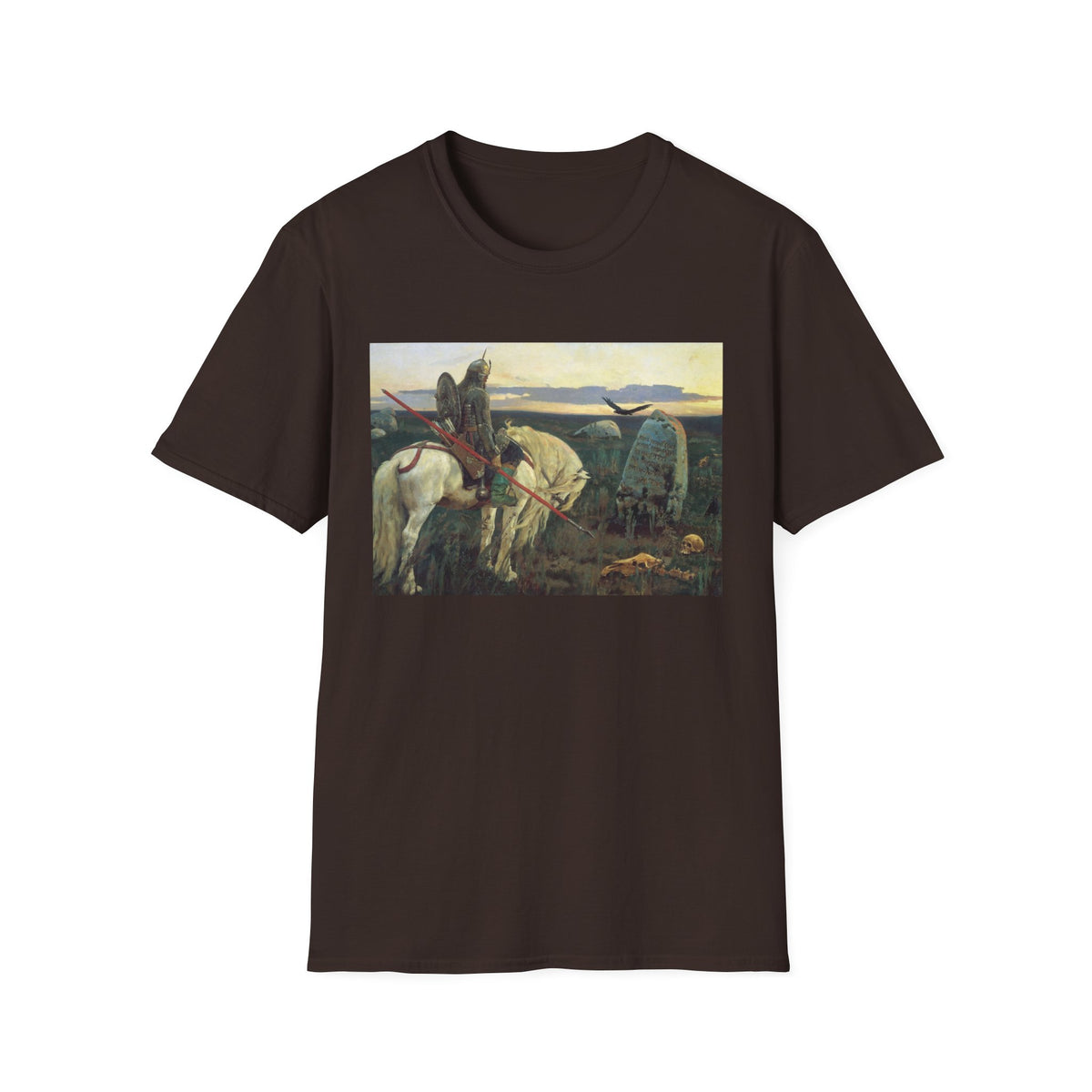 Medieval Knight Painting T-Shirt — Vintage Chivalry Art Tee
