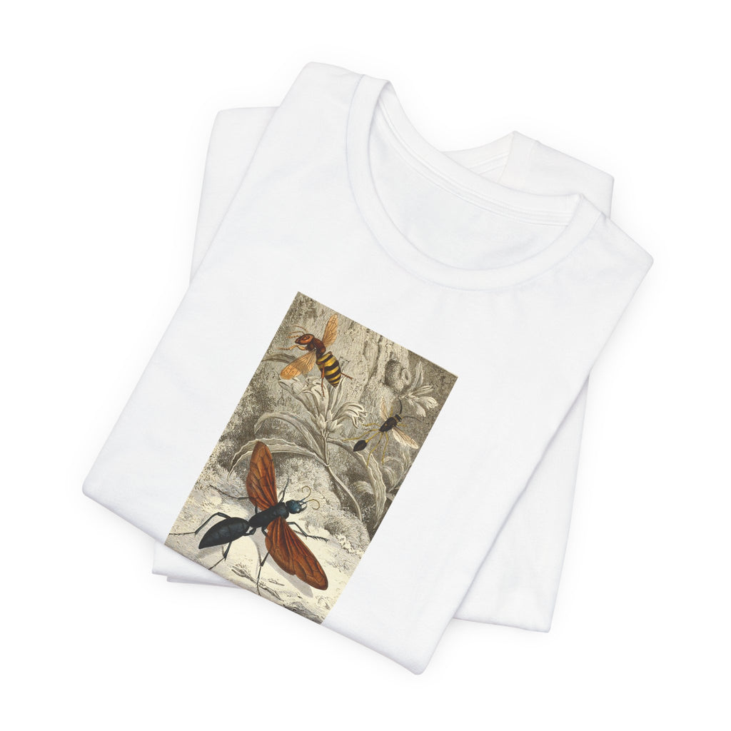 Butterfly Botanical Tee — Vintage Insect Illustration T-Shirt