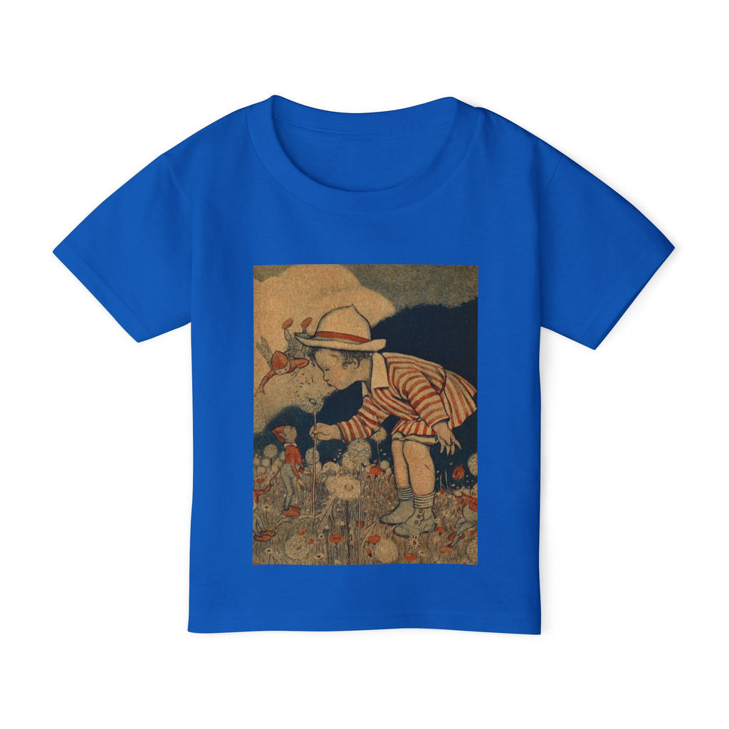 Vintage Flower-Kissing Toddler T-Shirt