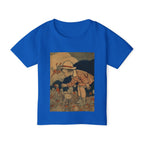 Vintage Flower-Kissing Toddler T-Shirt