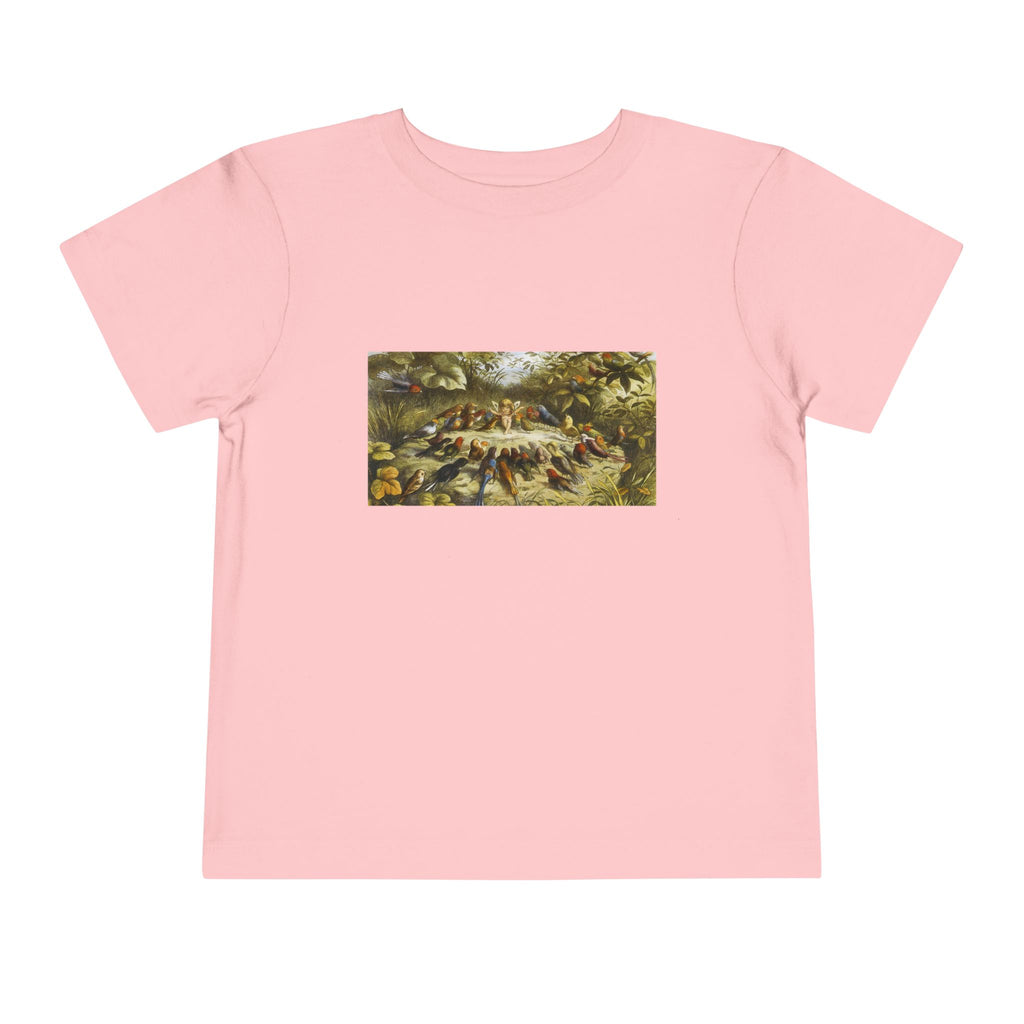Toddler Tee — Vintage Garden Animal Illustration Kids Shirt