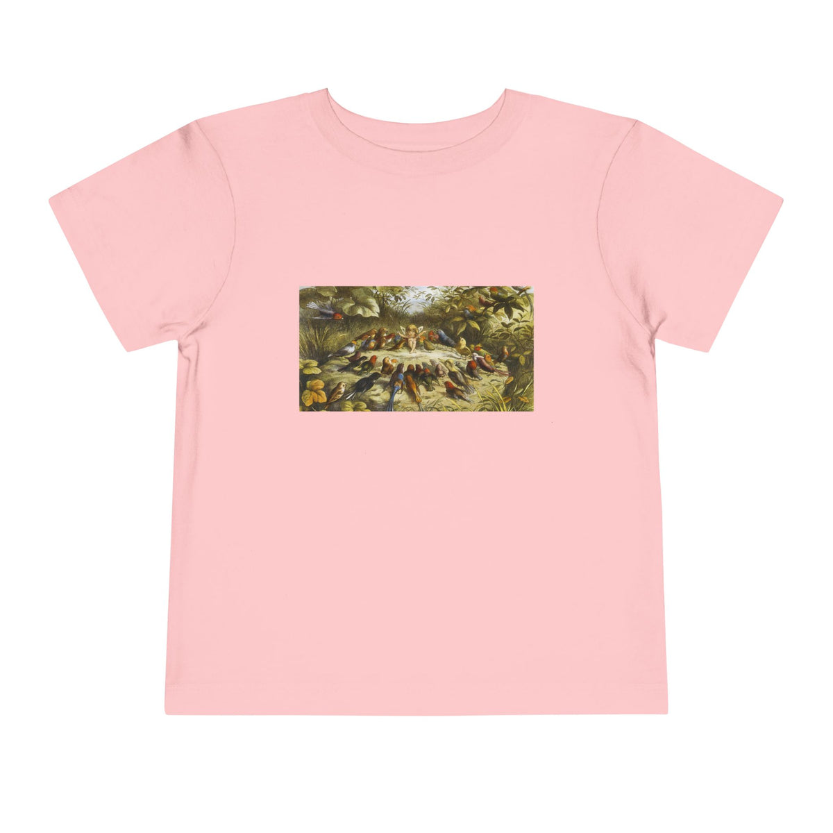 Toddler Tee — Vintage Garden Animal Illustration Kids Shirt