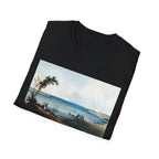 Coastal Landscape Tee — Vintage Beach Scene T-Shirt