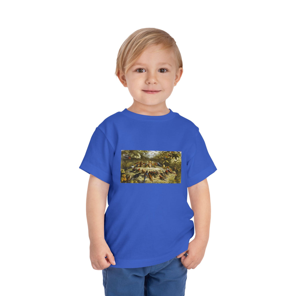 Toddler Tee — Vintage Garden Animal Illustration Kids Shirt