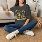 Angel Mushroom T-Shirt — Whimsical Woodland Fairy Illustration