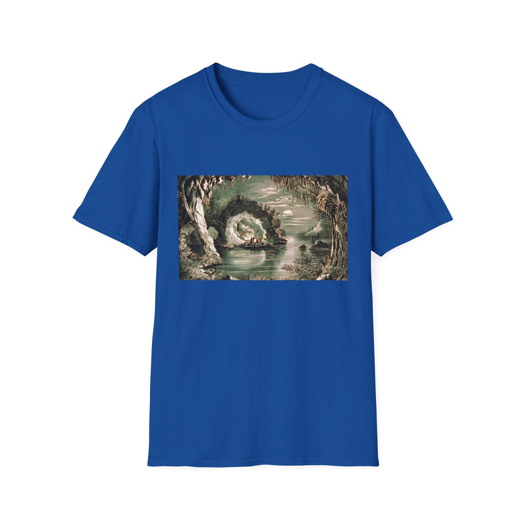 Mystical Forest Spiral T-Shirt — Enchanted Nature Graphic Tee