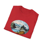 Scenic Mountain Lake T-Shirt — Vintage Nature Landscape Tee