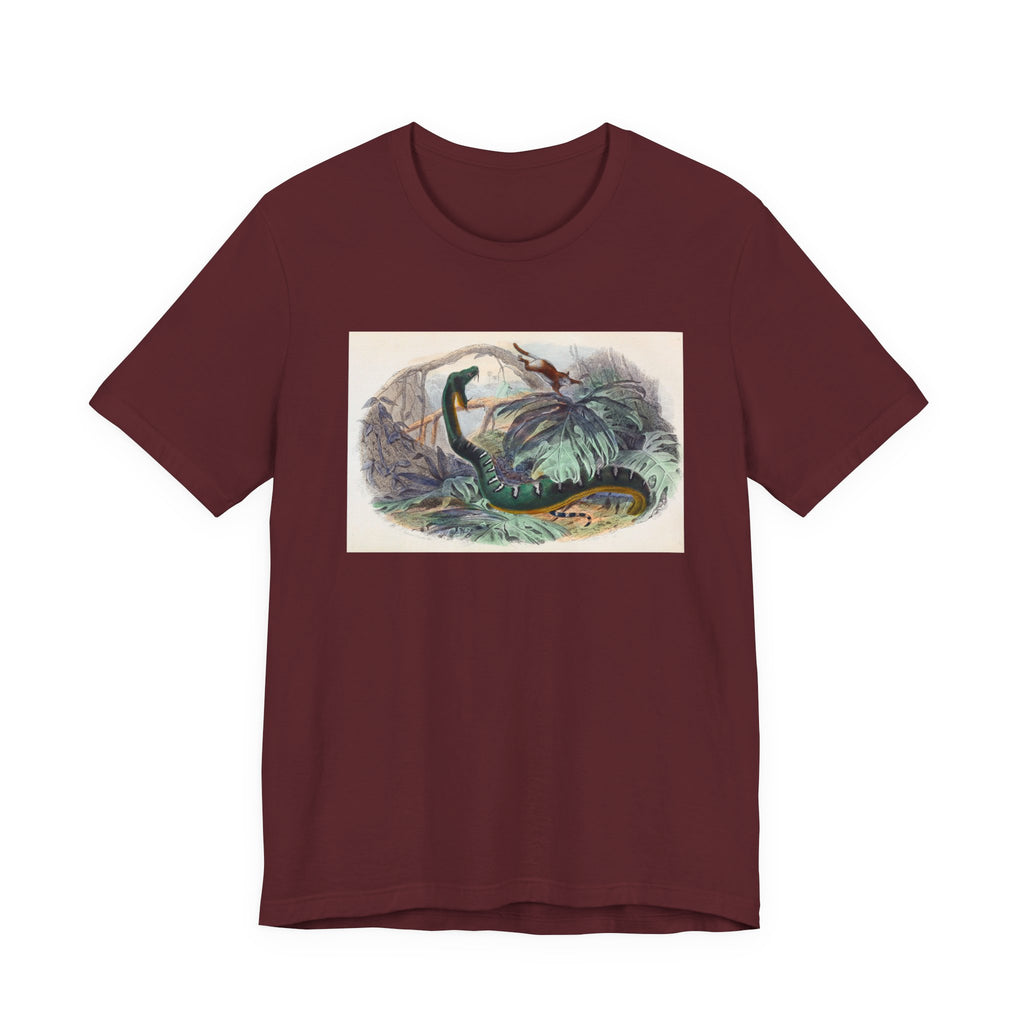Vintage Sea Serpent Illustration T-Shirt