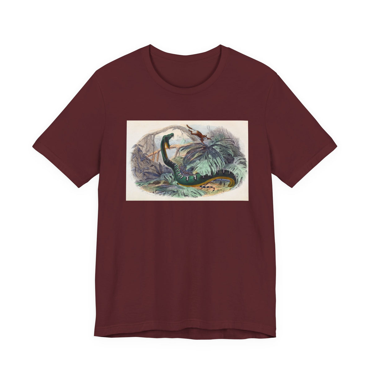 Vintage Sea Serpent Illustration T-Shirt