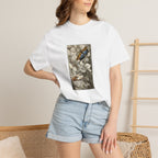 Birds and Blooms Tee — Vintage Floral Bird Illustration T-Shirt