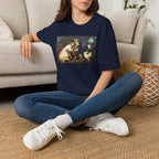Classical Pastoral Art T-Shirt — Vintage Romantic Painting Print