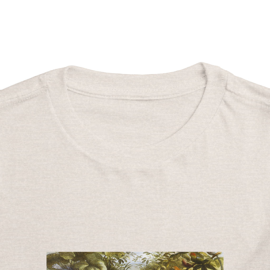 Toddler Tee — Vintage Garden Animal Illustration Kids Shirt