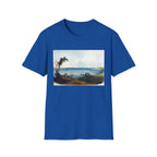 Coastal Landscape Tee — Vintage Beach Scene T-Shirt