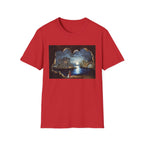Moonlit Seaside T-Shirt — Romantic Coastal Nightscape Graphic Tee