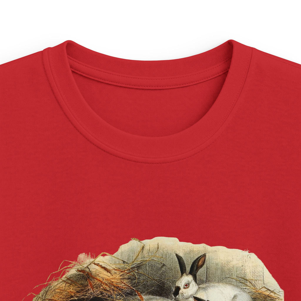 Kids Tee — Adorable Sleeping Bunny Family Illustration
