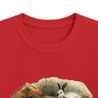 Kids Tee — Adorable Sleeping Bunny Family Illustration