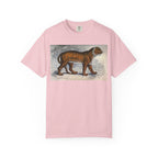 Vintage Tiger Dog Illustration T-Shirt — Retro Animal Art Tee