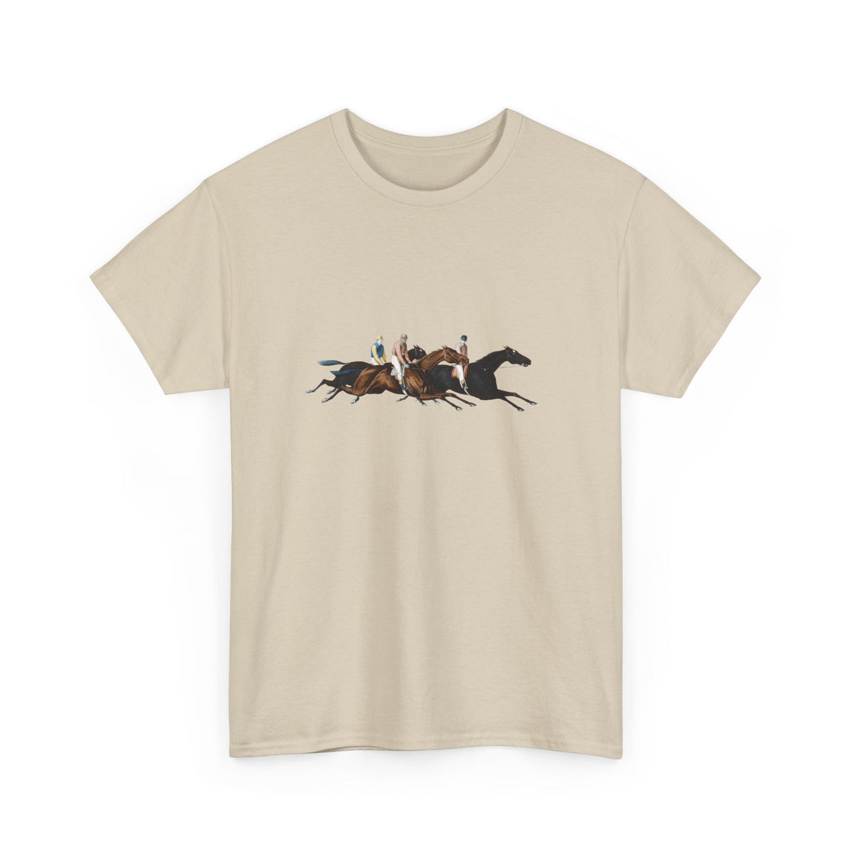 Horse Racing Tee — Running Horses Graphic T-Shirt