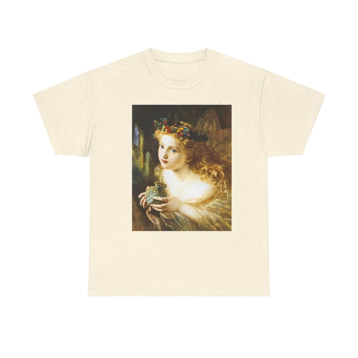 Angel Painting T-Shirt — Vintage Victorian Angel Art Tee