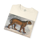 Vintage Tiger Dog Illustration T-Shirt — Retro Animal Art Tee