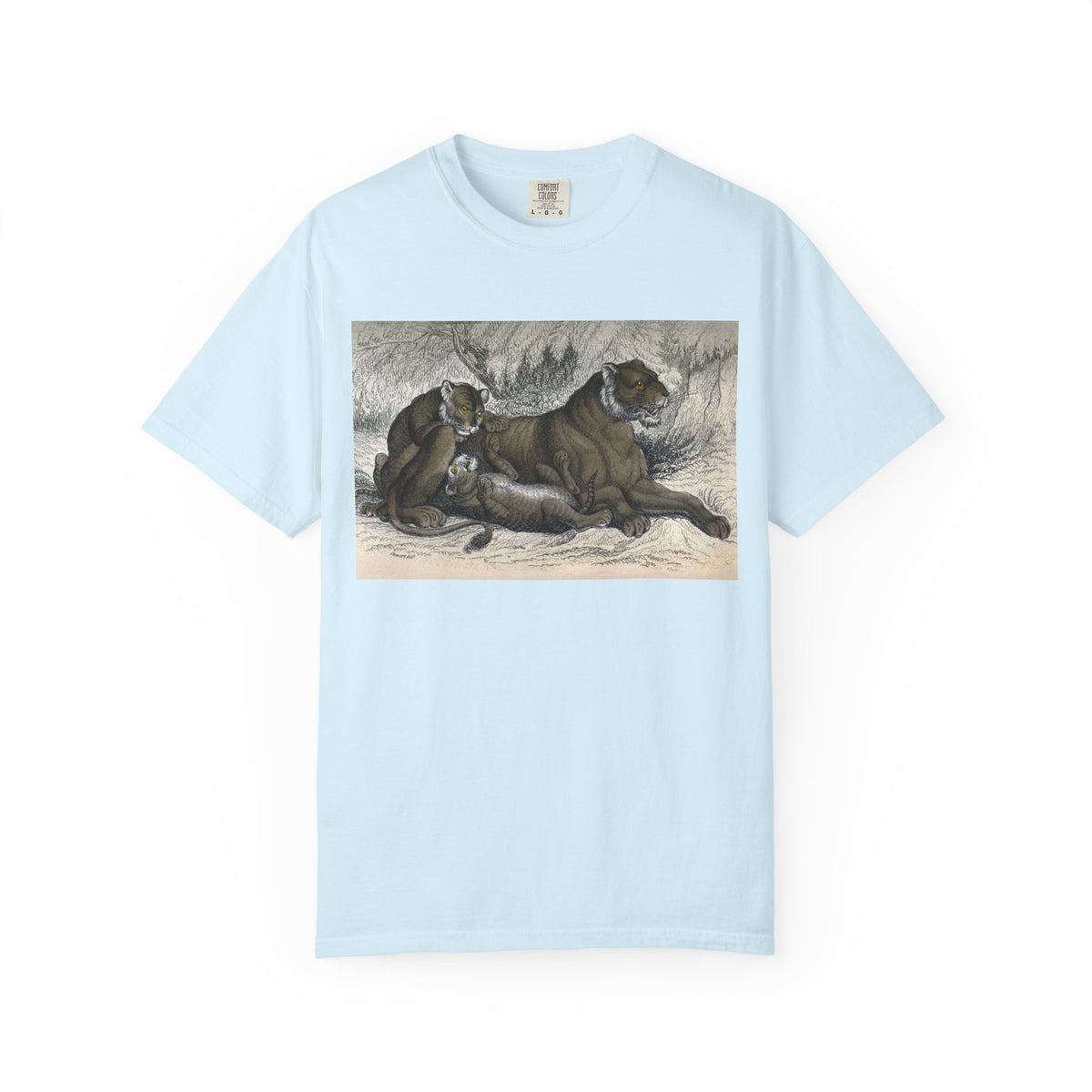 Art T-Shirt — Vintage Canine Illustration Graphic Tee