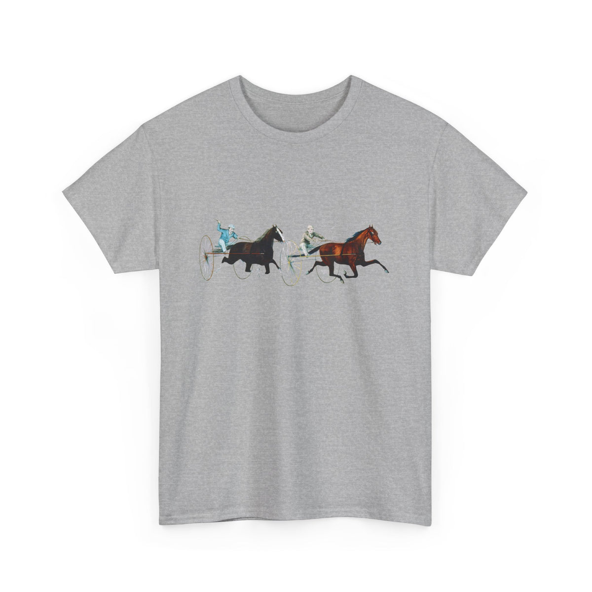 Harness Racing Horses T‑Shirt — Vintage Sulky Race Tee