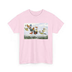 Butterfly Sky Graphic Tee — Vintage Butterflies Nature T‑Shirt