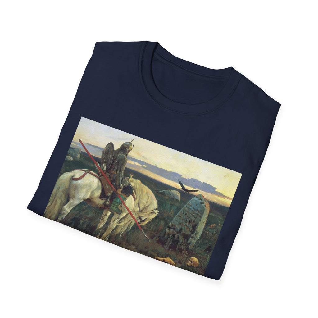 Medieval Knight Painting T-Shirt — Vintage Chivalry Art Tee