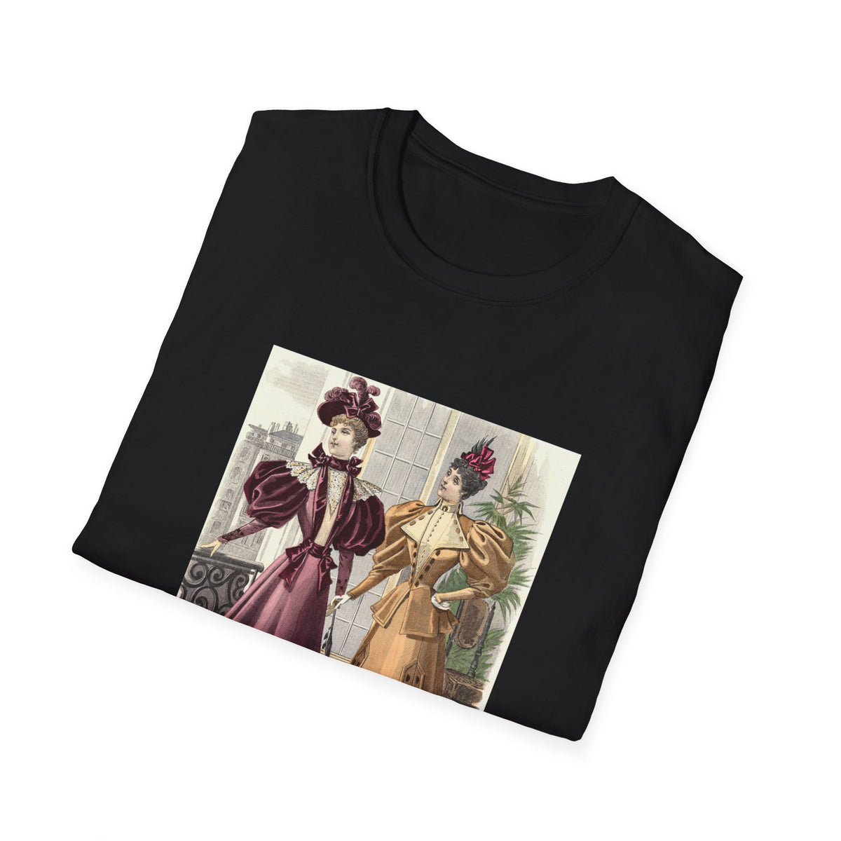 Victorian Ladies Vintage Illustration T-Shirt